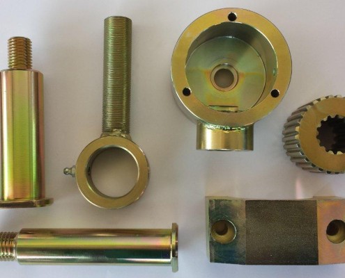 Frästeile der Firma E-Metall-und Zerspanungstechnik
